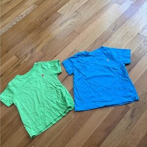 Polo Ralph Lauren Kids' T-Shirts in Green and Blue